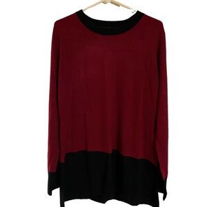 New York & Company Color Block Sweater -‎ NWT - Size XL